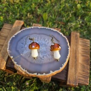 Mushroom Earrings